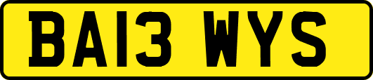BA13WYS