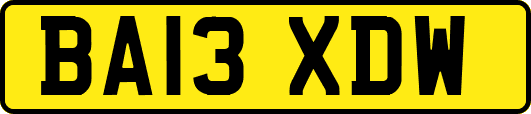 BA13XDW