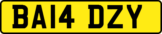 BA14DZY