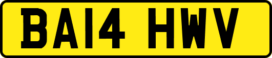 BA14HWV