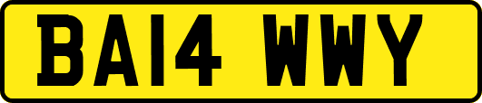 BA14WWY