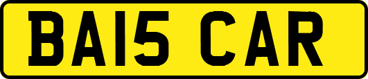 BA15CAR