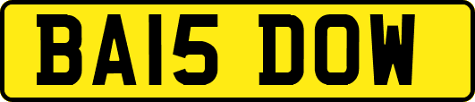 BA15DOW
