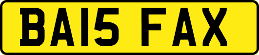 BA15FAX