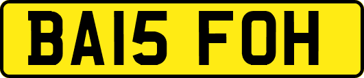 BA15FOH