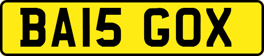 BA15GOX