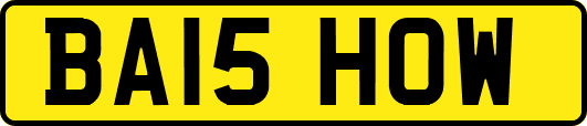 BA15HOW