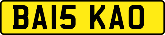 BA15KAO