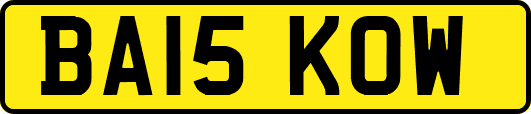 BA15KOW