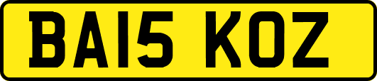 BA15KOZ