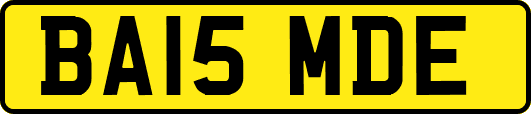 BA15MDE