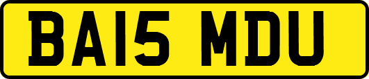 BA15MDU