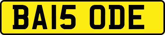 BA15ODE