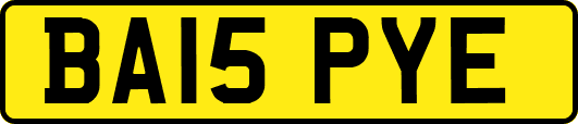 BA15PYE
