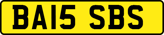 BA15SBS