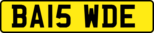 BA15WDE