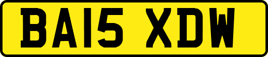 BA15XDW