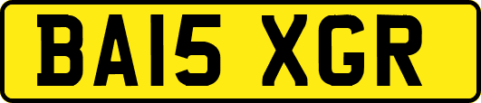 BA15XGR