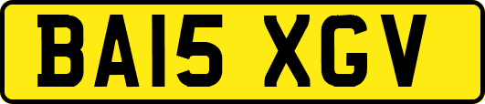 BA15XGV