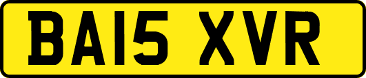 BA15XVR