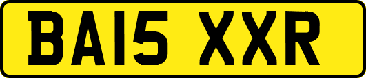BA15XXR