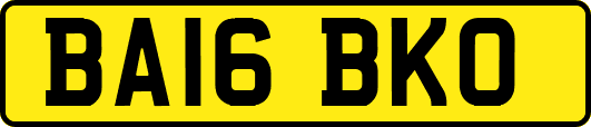 BA16BKO