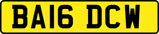 BA16DCW