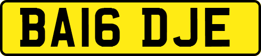 BA16DJE