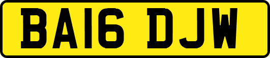 BA16DJW
