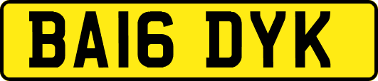 BA16DYK