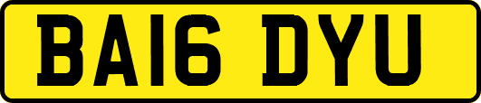 BA16DYU