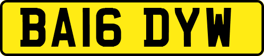 BA16DYW