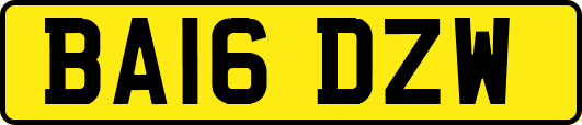 BA16DZW
