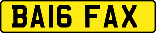 BA16FAX