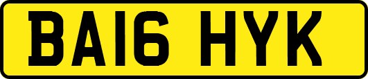 BA16HYK