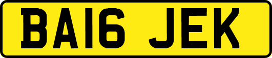 BA16JEK
