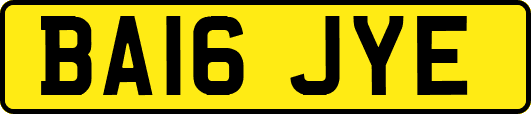 BA16JYE