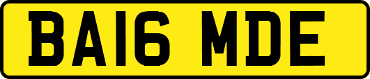 BA16MDE