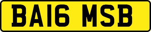 BA16MSB