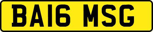 BA16MSG