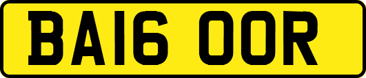 BA16OOR