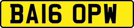 BA16OPW