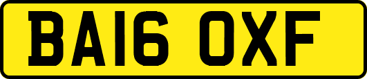 BA16OXF
