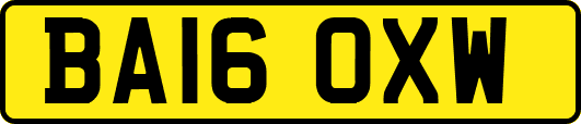 BA16OXW