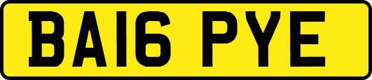 BA16PYE