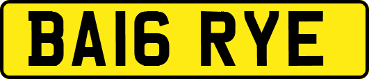 BA16RYE