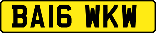 BA16WKW
