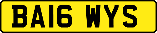 BA16WYS