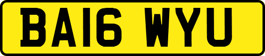 BA16WYU