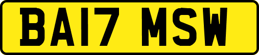 BA17MSW